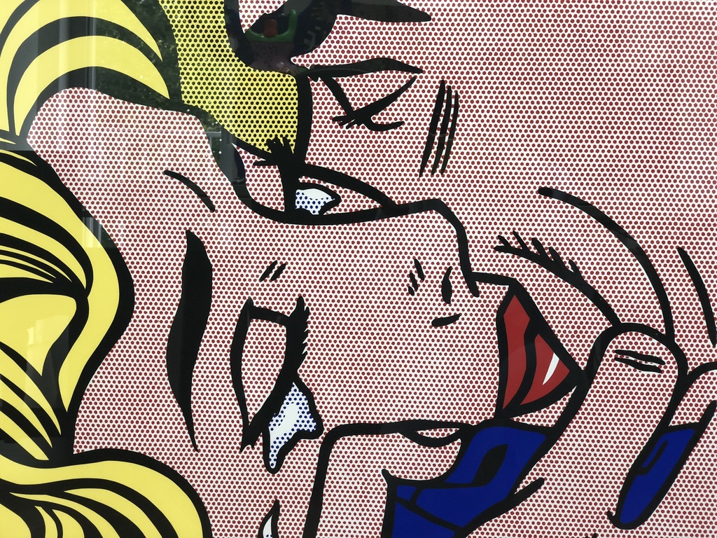 Roy Lichtenstein, Kiss V, 2003