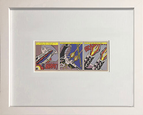 Roy Lichtenstein, As I opened Fire, 1990