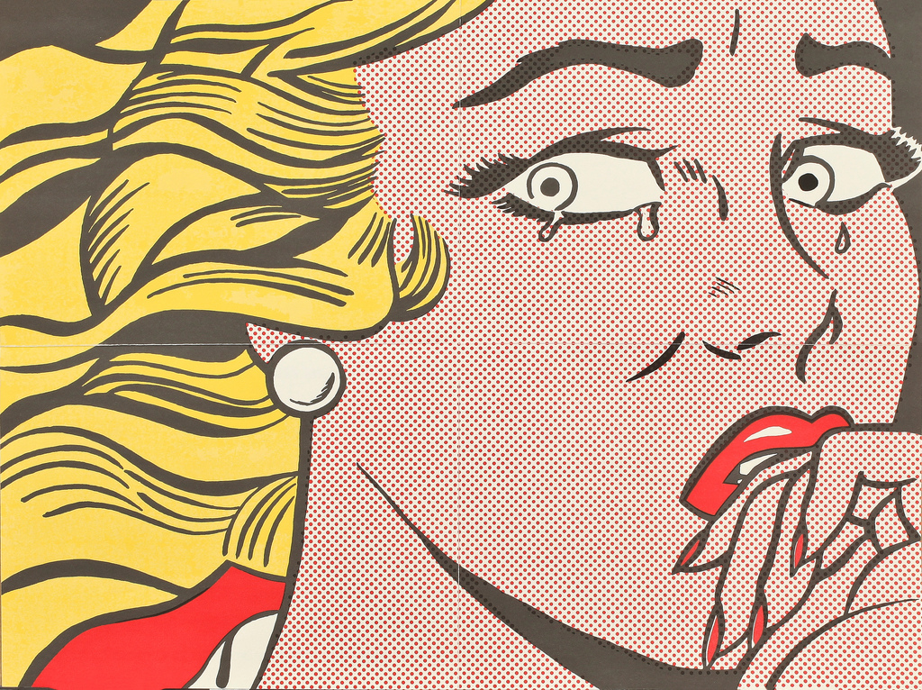 Roy Lichtenstein Crying Girl (Castelli mailer), image 1