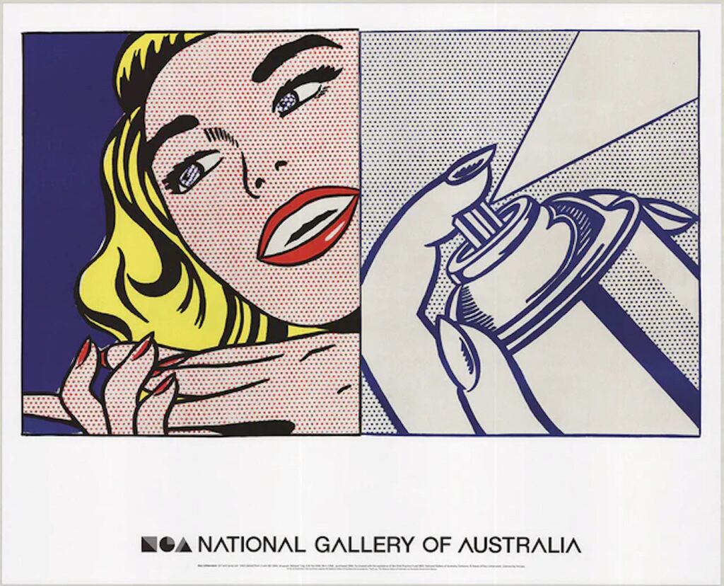 Girl and Spray Can, image 1