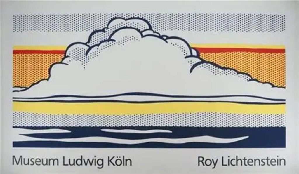 Roy Lichtenstein, Cloud And Sea, 1989