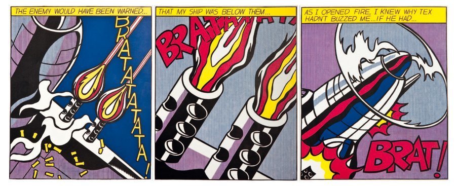 Roy Lichtenstein, As I opened fire, 1966
