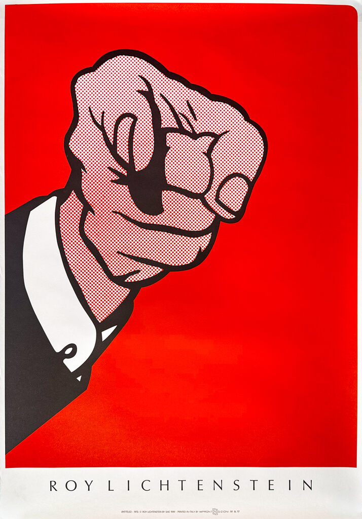 Roy Lichtenstein, Untitled (Finger Pointer), 1989