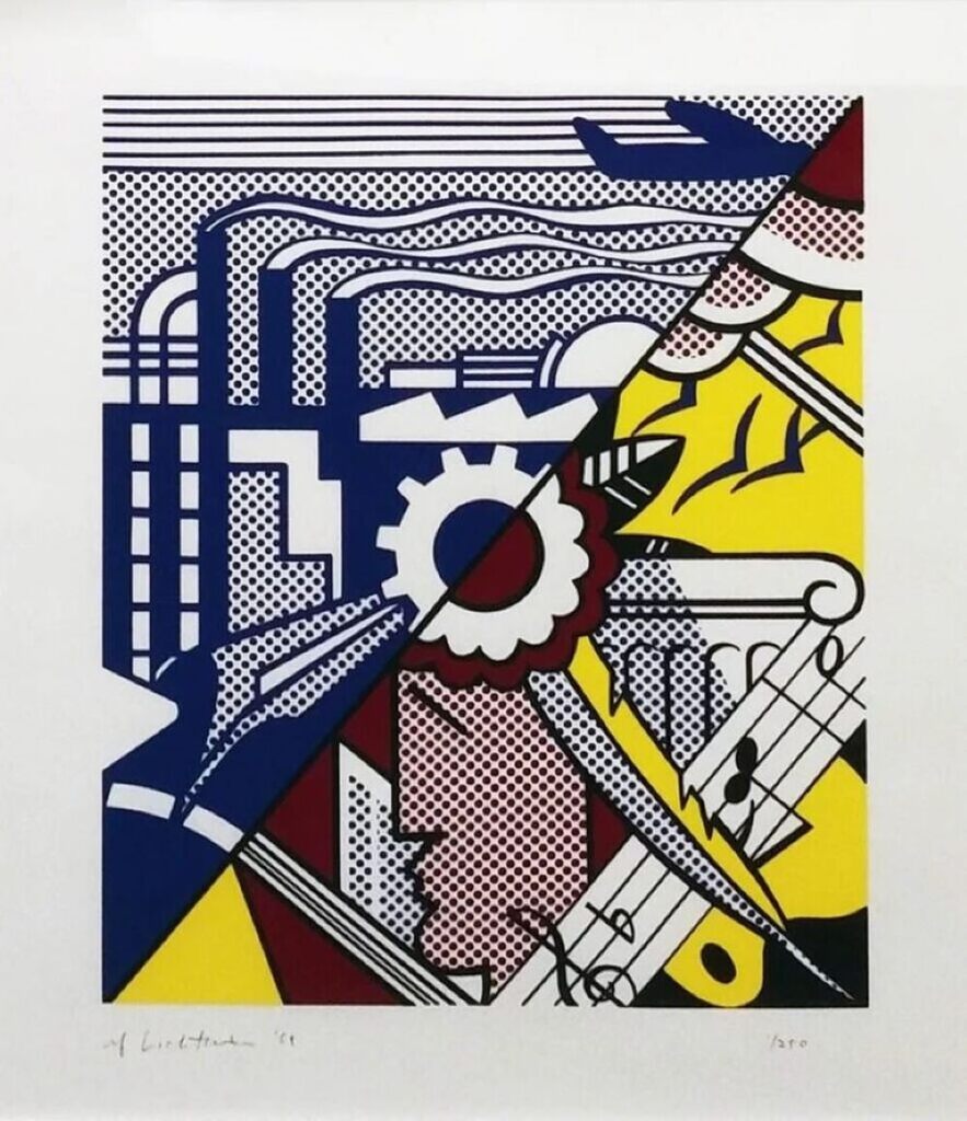 Roy Lichtenstein, Industry and the Arts (II) (C. 86), 1969