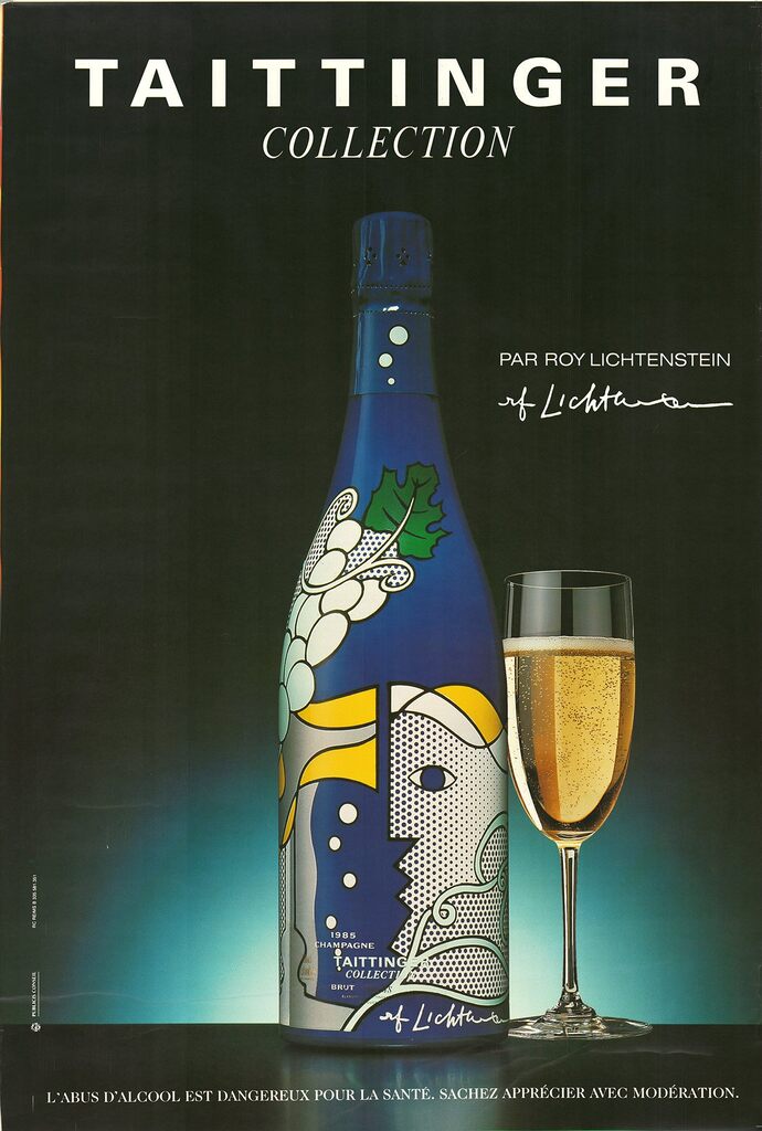 Roy Lichtenstein, Taittinger Collection Champagne, 1990