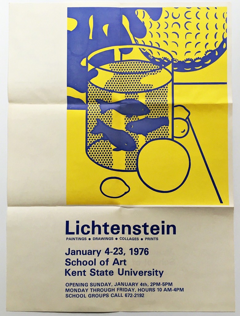 Roy Lichtenstein, Paintings Drawings Collages Prints at Kent State University, 1976