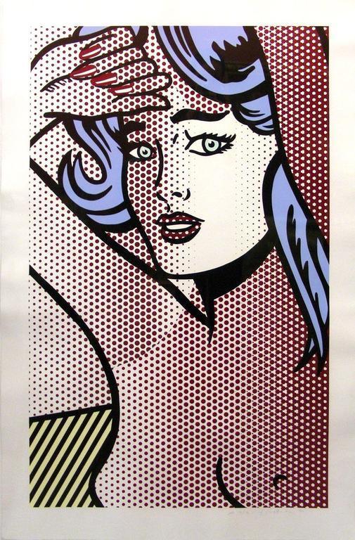Roy Lichtenstein, Nude with Blue Hair (C.286), 1994 