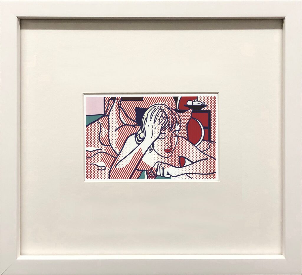 Roy Lichtenstein, Thinking Nude, State I, 1997