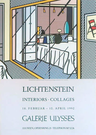 Roy Lichtenstein, Interior with Mirrored Closet, 1991