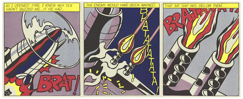 Roy Lichtenstein, As I Opened Fire, 1964
