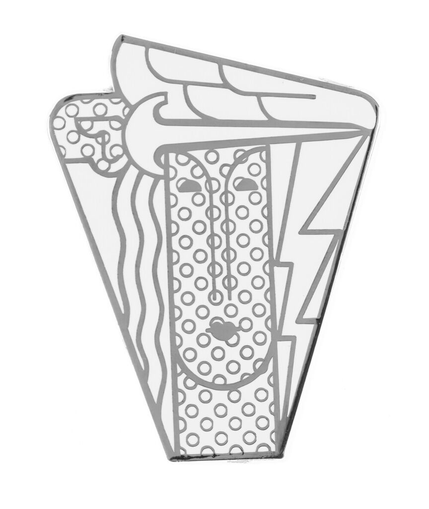 Small Modern Head Pin, image 1