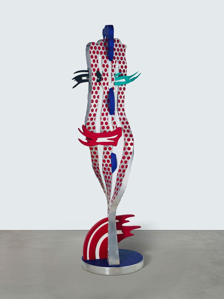 Roy Lichtenstein, Metallic Brushstroke Head, 1993