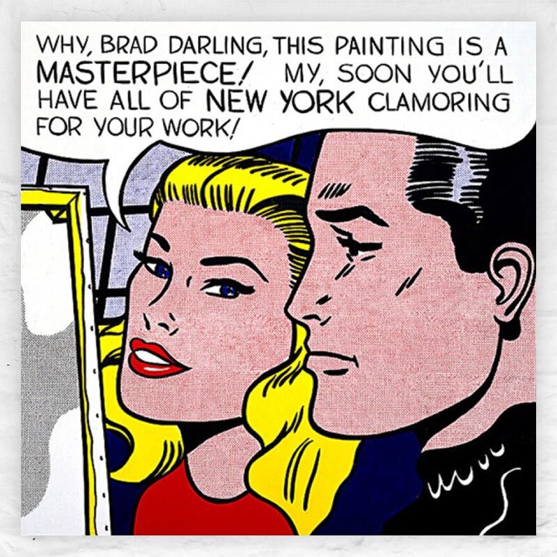 Roy Lichtenstein, MASTERPIECE, 2016