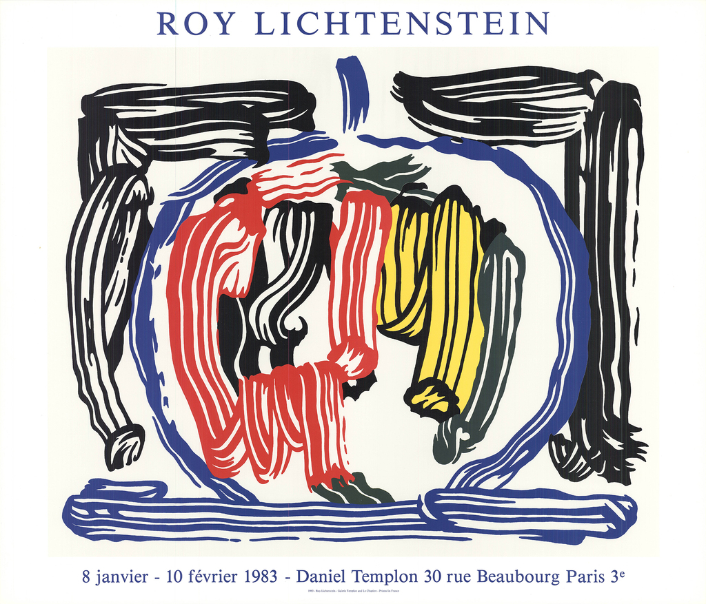 Roy Lichtenstein, Apple, 1983