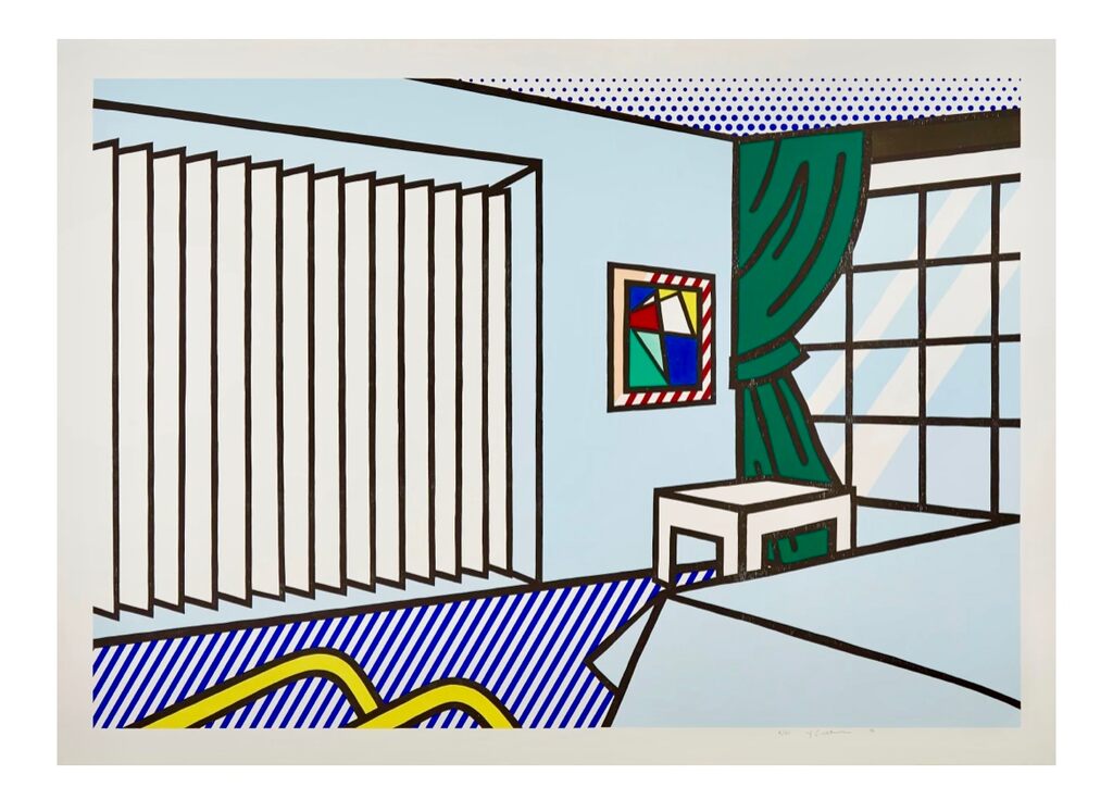 Roy Lichtenstein, Bedroom (from Interiors), 1991