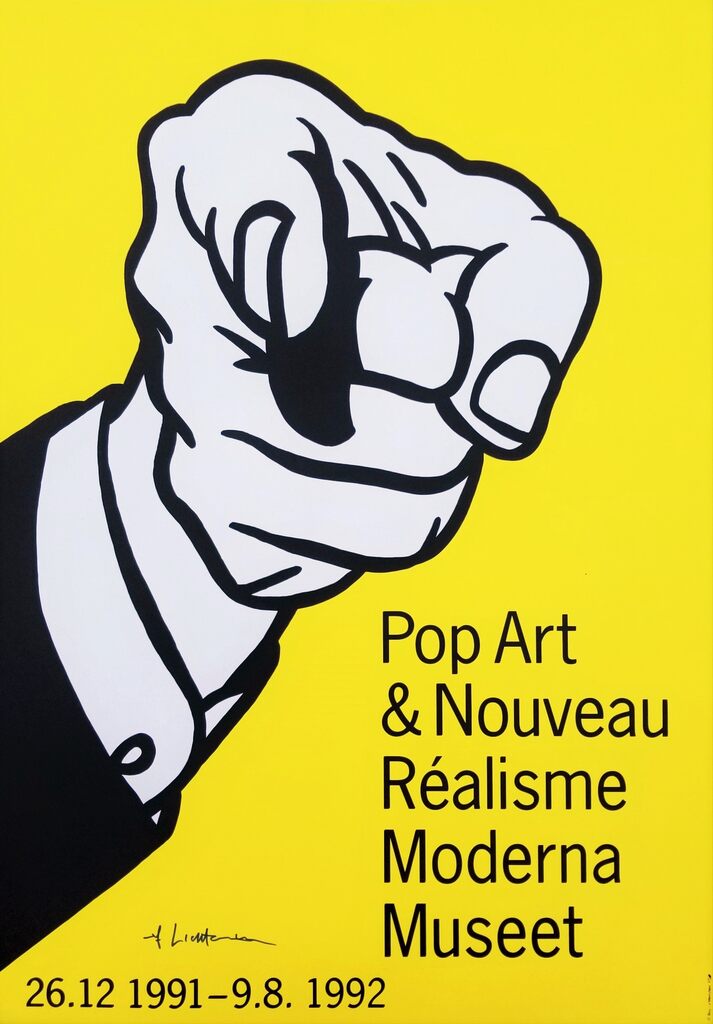 Pop Art & Nouveau Réalisme Moderna Museet (Finger Pointing) [Signed], image 1