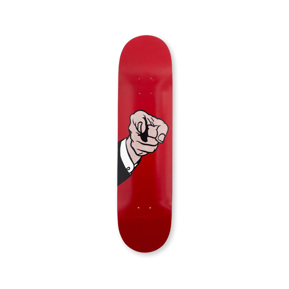 Roy Lichtenstein, Finger Pointing Skateboard Deck, 2024