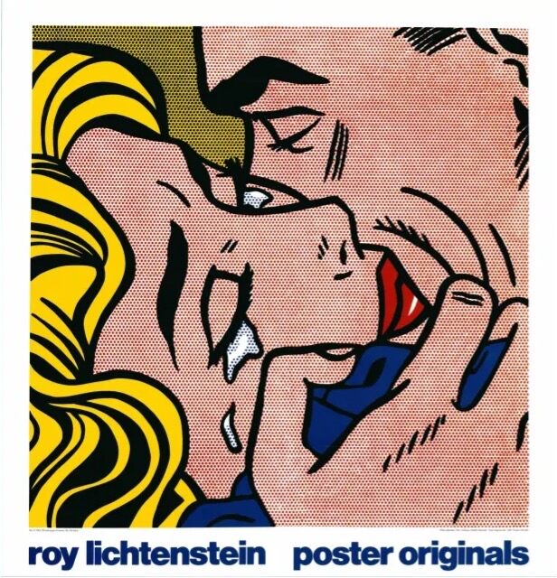 Roy Lichtenstein, Kiss, 2003