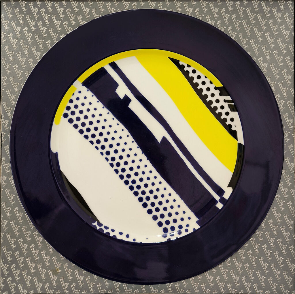 Roy Lichtenstein, Rosenthal Plate, ca. 1990