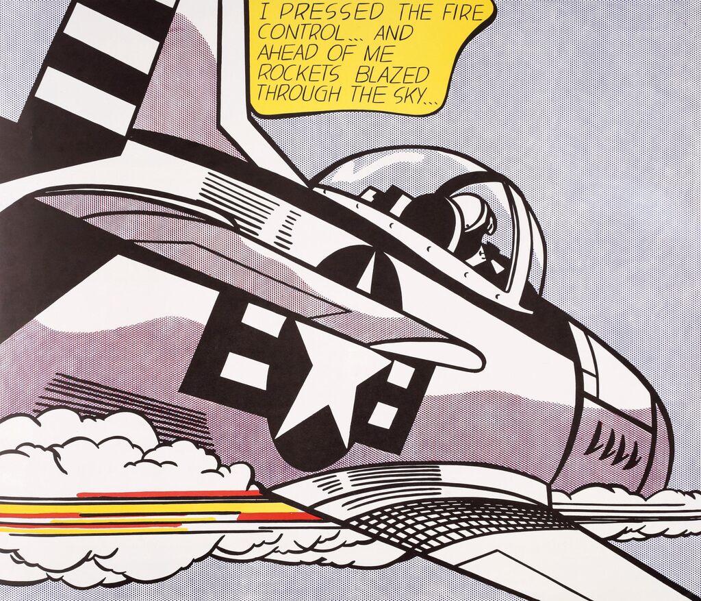 Roy Lichtenstein, Roy Lichtenstein WHAAM! (Left Panel) Offset Lithograph, 1967