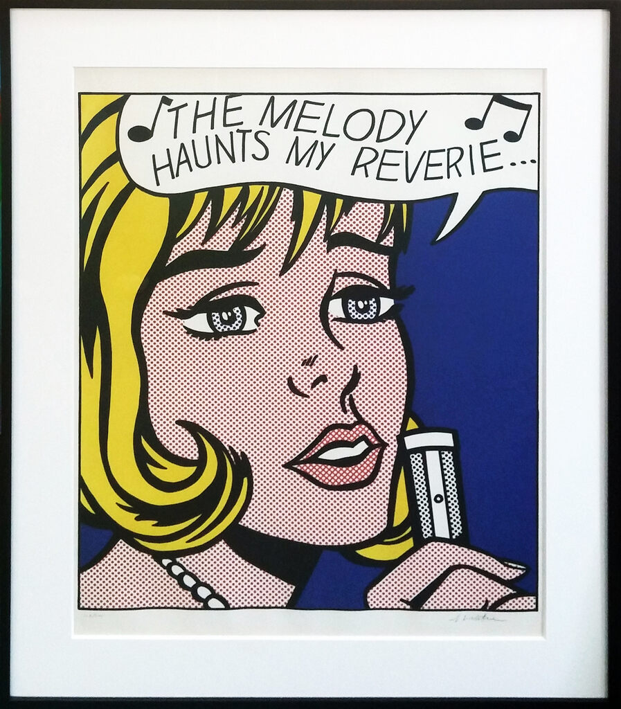 Roy Lichtenstein, Reverie, Rare Hand Signed Screen Print, Edition of 200, Corlett 38, Framed, 1965