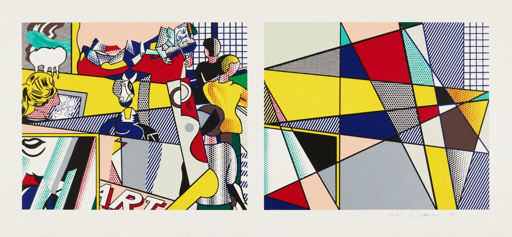 Roy Lichtenstein, Tel Aviv, 1989