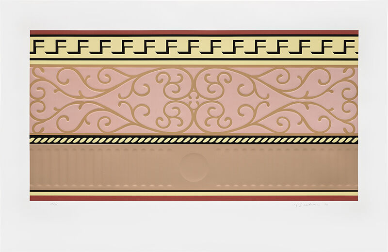 Roy Lichtenstein, Entablature II, from Entablature Series, 1976