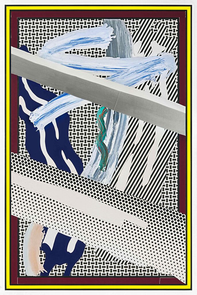 Roy Lichtenstein, Reflections on Expressionist Painting (Study), 1990