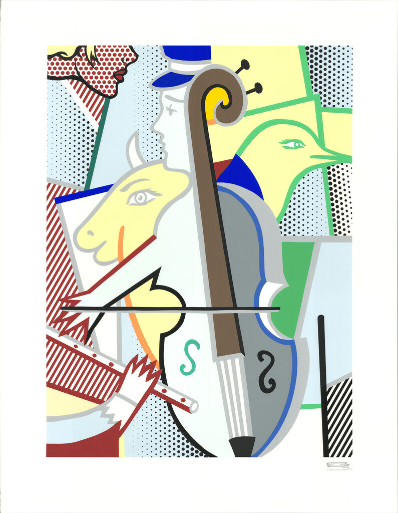 Roy Lichtenstein, Cubist Cello, 1997