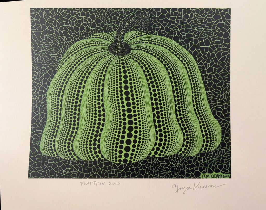 Yayoi Kusama, Pumpkin 2000 (Green), 2000