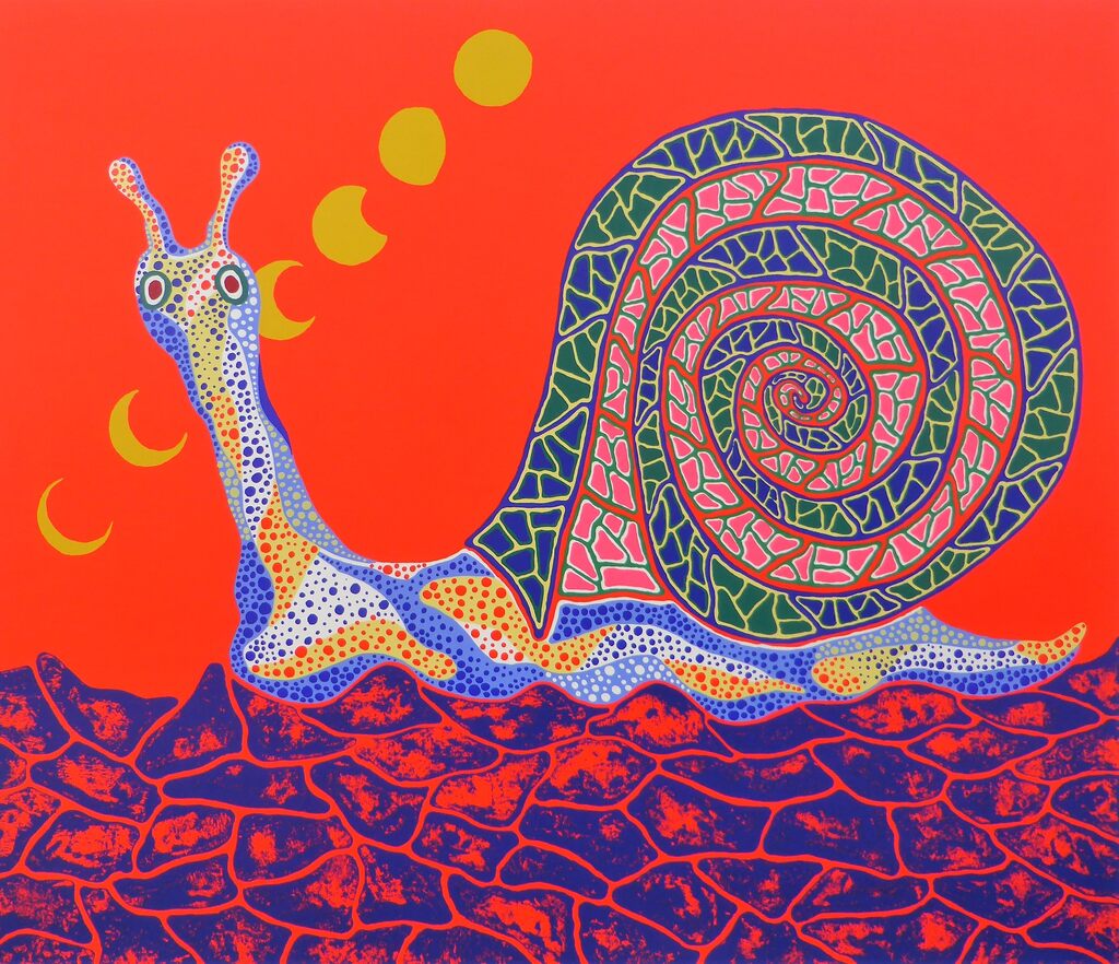 Yayoi Kusama, Snail, 1989