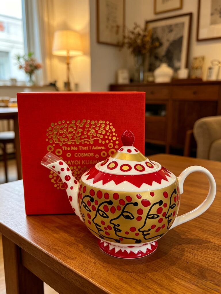Yayoi Kusama, COSMOS Teapot, 2013