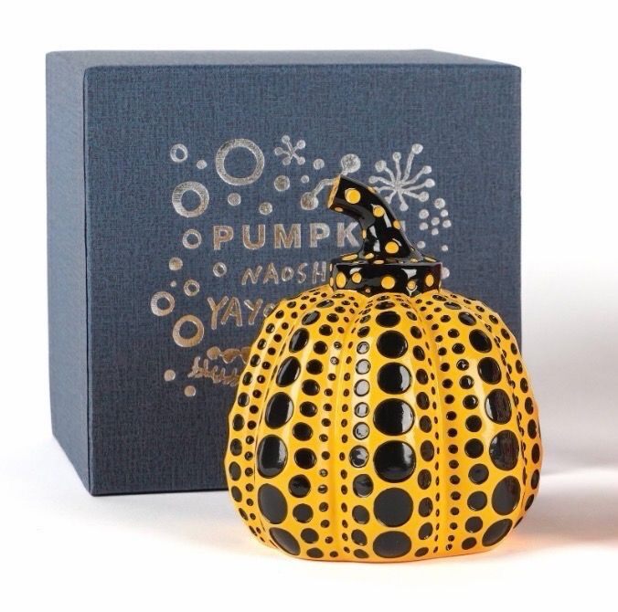Yayoi Kusama, Pumpkin (Yellow and Black), 2015