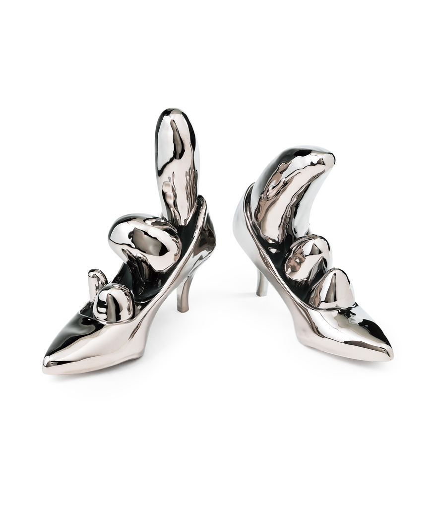 Yayoi Kusama, High Heels Silver, 2015