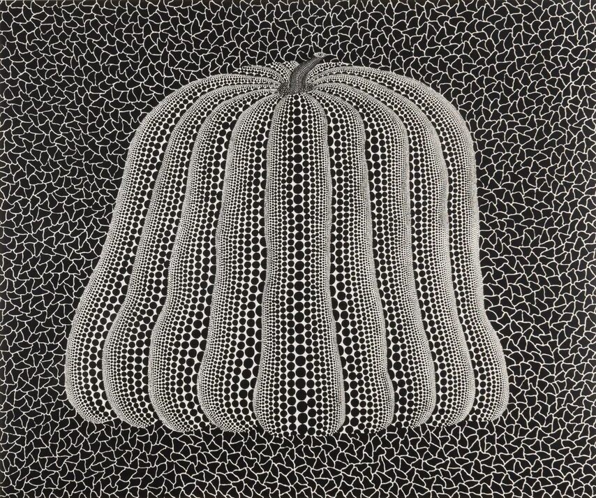 Yayoi Kusama, Pumpkin (White Y), 1992