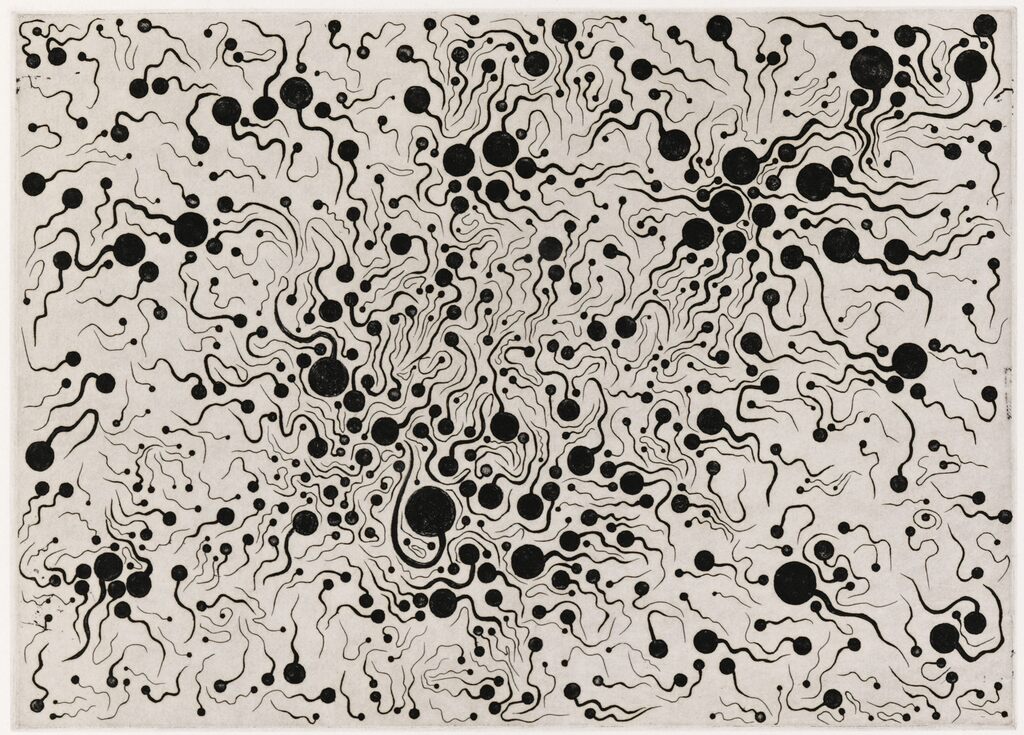 Yayoi Kusama, River at Sunrise, 1995