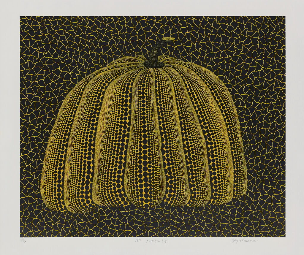 Yayoi Kusama, Pumpkin (Yellow Y), 1992