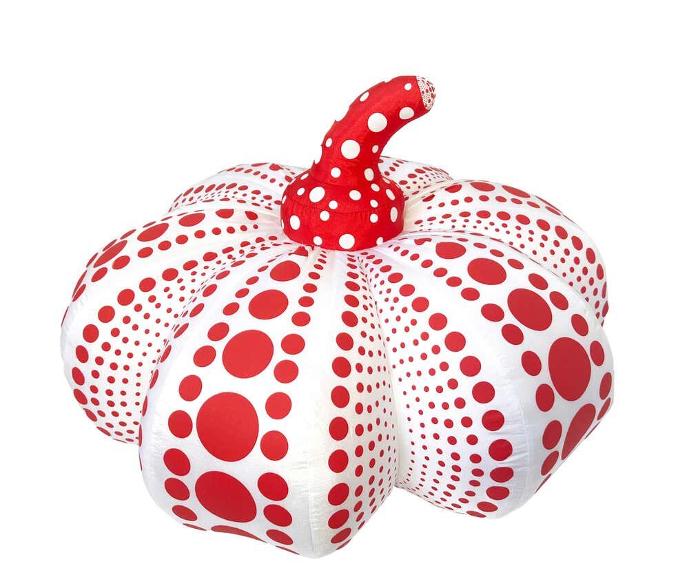 Yayoi Kusama, Kusama Large Plush Pumpkin (Kusama red & white pumpkin), ca. 2015