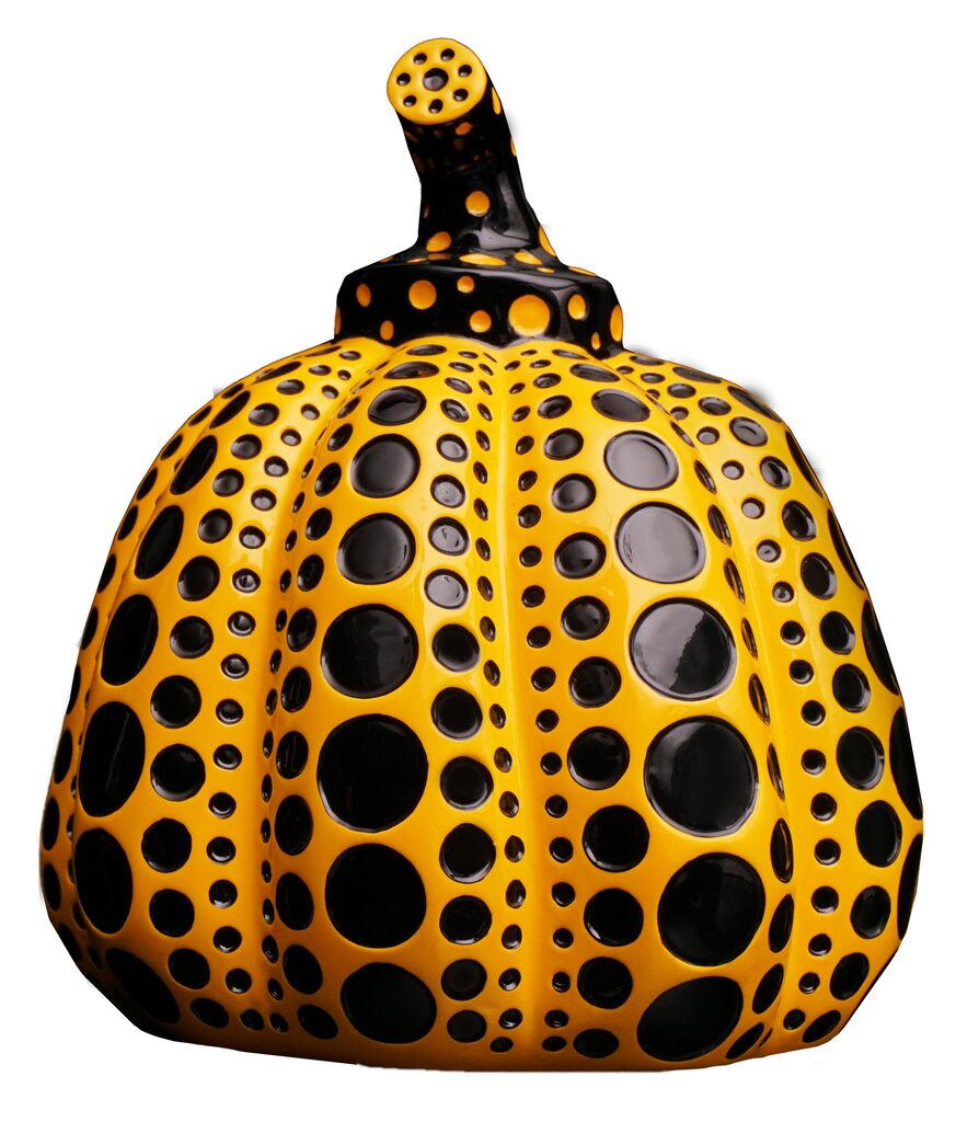 'Pumpkin' Yellow/Black Sculpture, bild 1