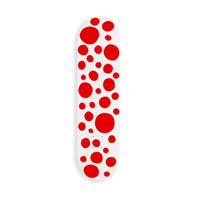 Yayoi Kusama, Big Dots (Red) Skateboard Deck, 2018