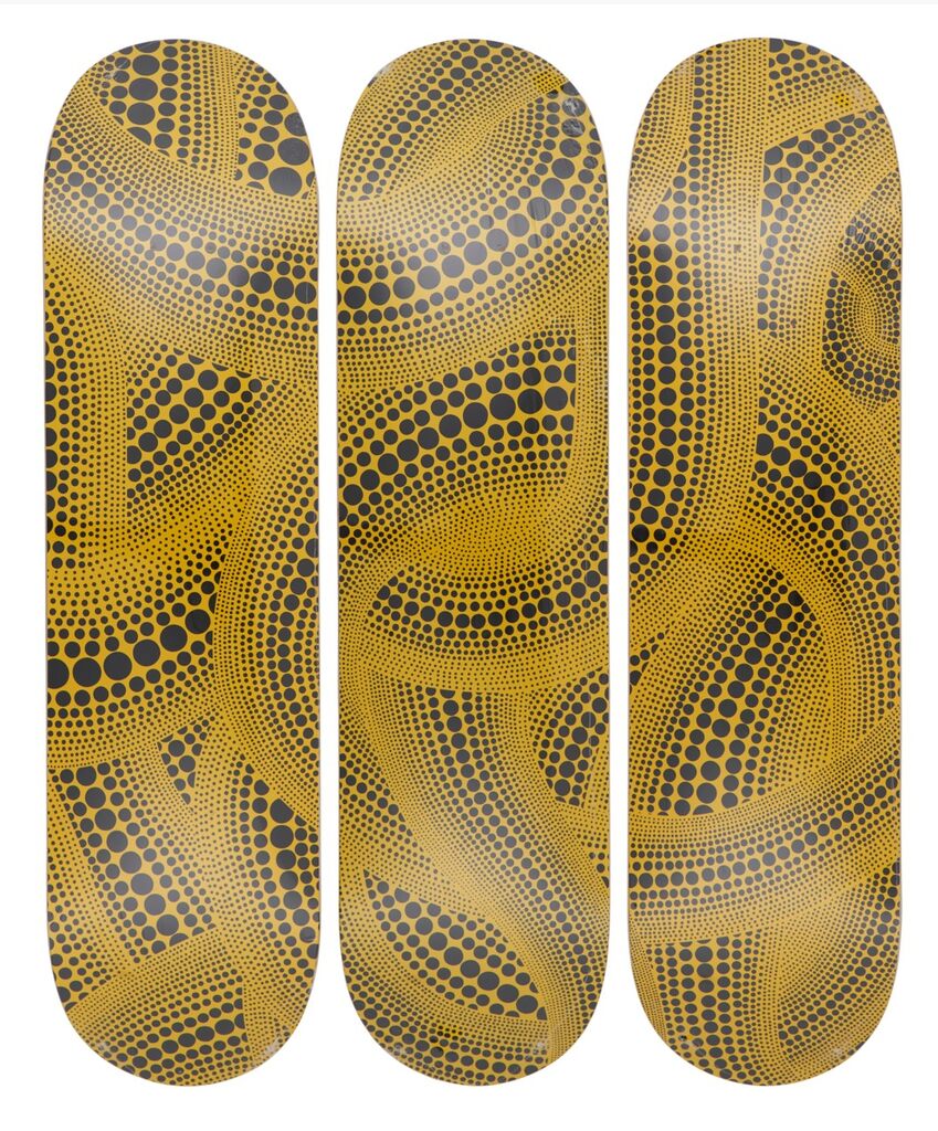 Yayoi Kusama, Yellow trees, 2018