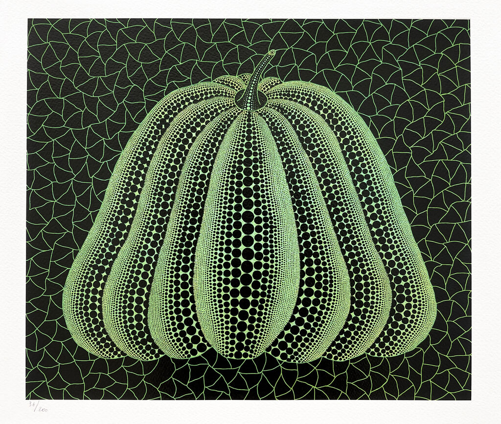 Yayoi Kusama, Pumpkin (Light Green) 33/200, 2011