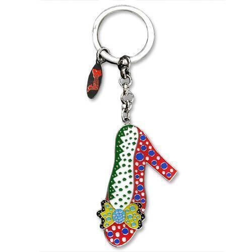 Yayoi Kusama, KASUMA HIGH HEEL SHOES KEYRING, 2010