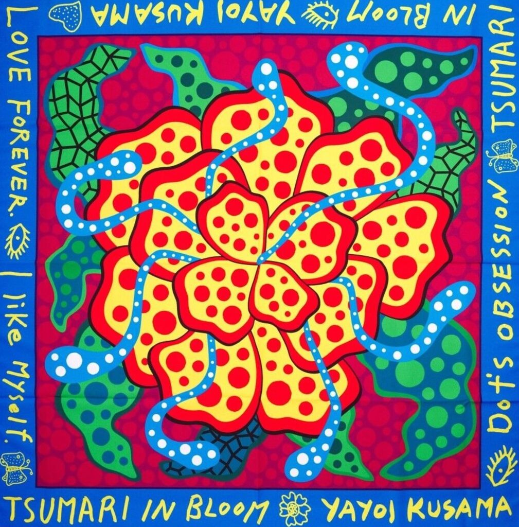 Yayoi Kusama, Tsumari in Bloom Wrapping Cloth, 2018