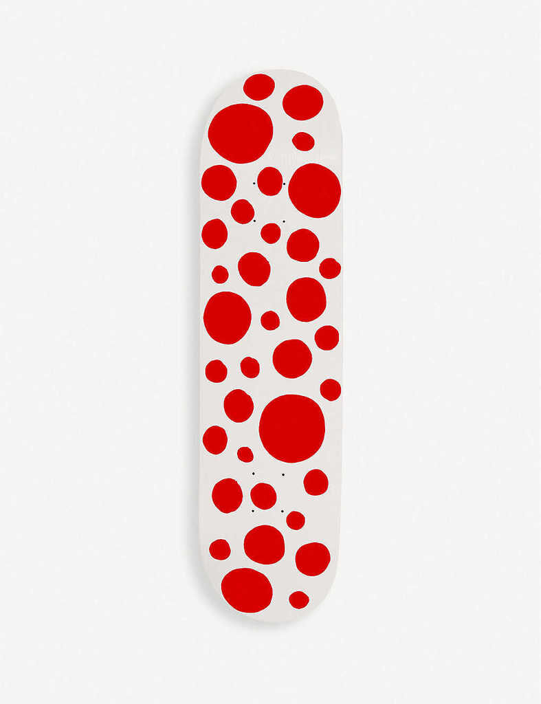 Yayoi Kusama, BIG RED DOTS SKATE DECK, 2018