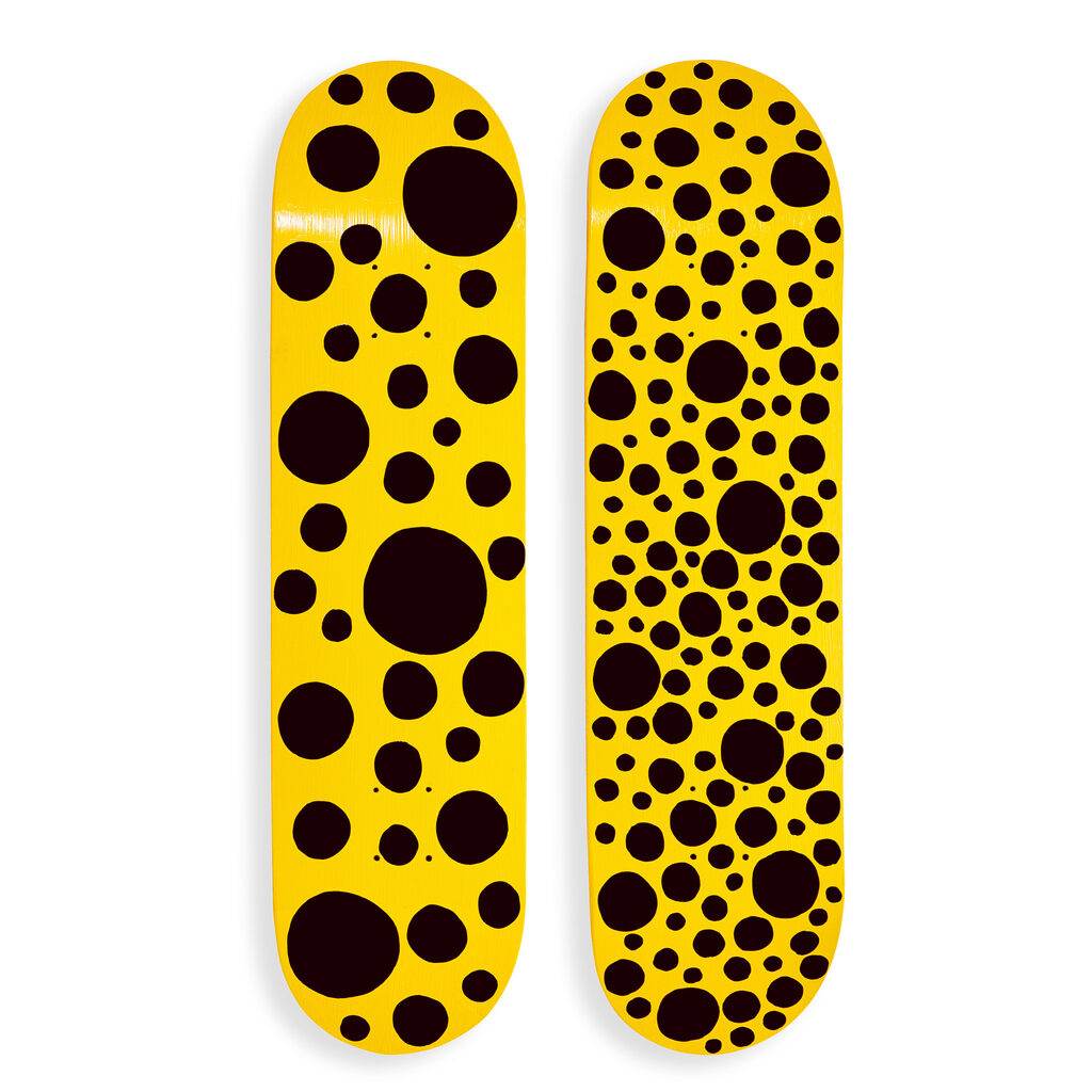 Yayoi Kusama, Dots Obsession - Black, Small And Big Dots (Pair), 2018