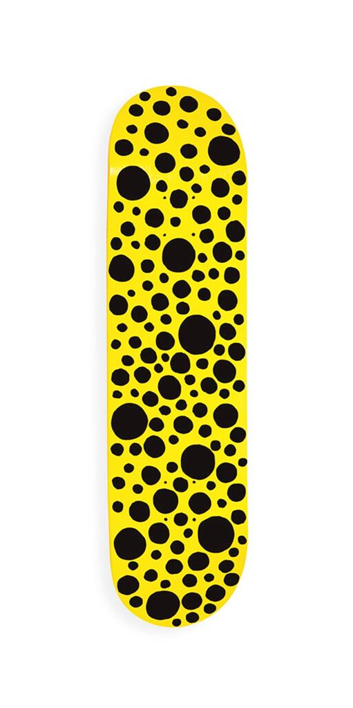 Yayoi Kusama Skateboard Deck, image 1