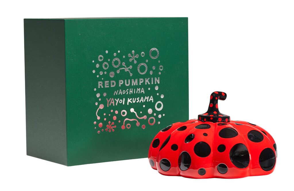 Yayoi Kusama, Naoshima Red Pumpkin (mit Originalverpackung), ca. 2019