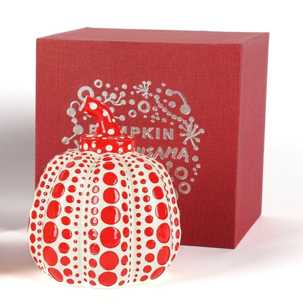 Yayoi Kusama, Pumpkin (Red and White), 2015