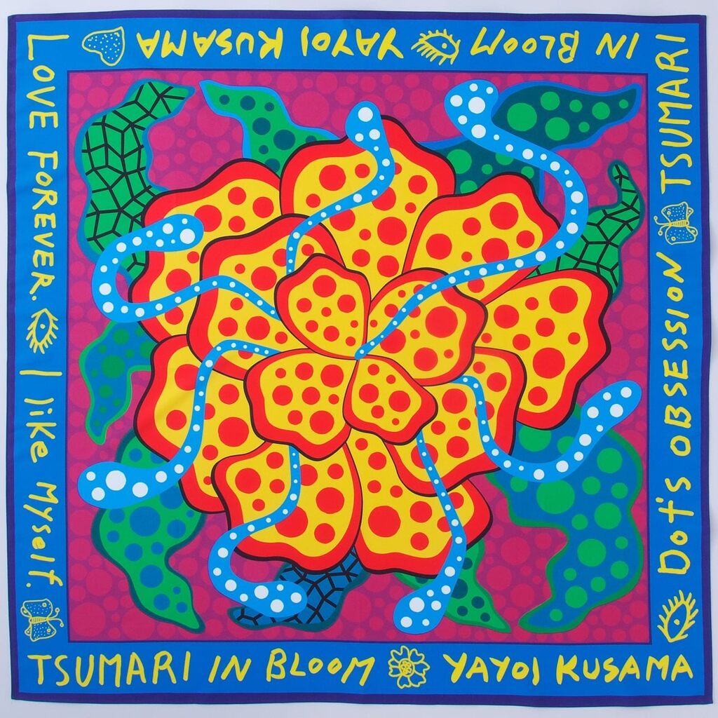 Yayoi Kusama, Tsumari In Bloom - Wrapping Cloth, 2018, 2018